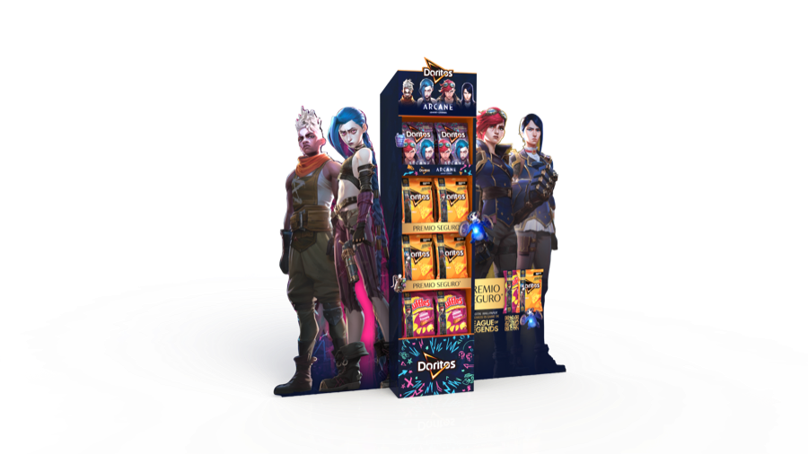 Expositor de pie Doritos